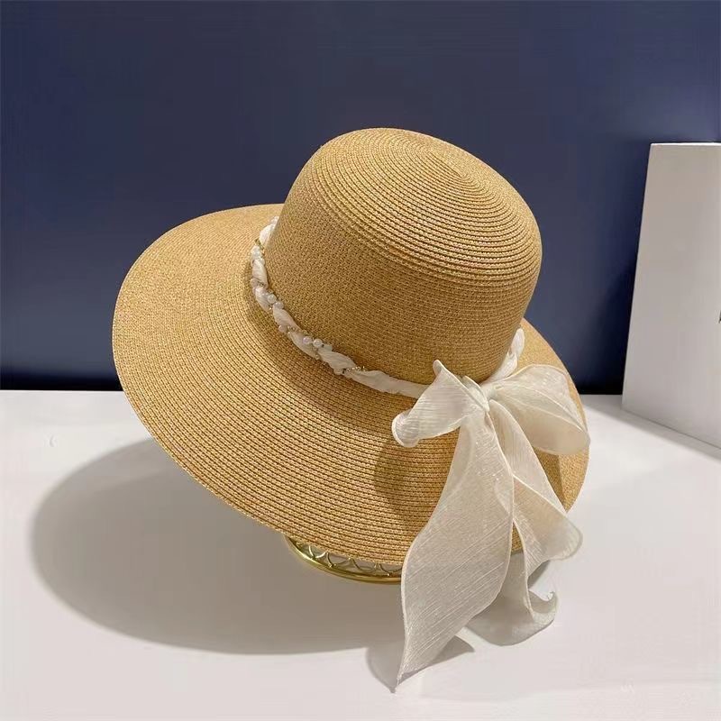 Pink Straw Hat