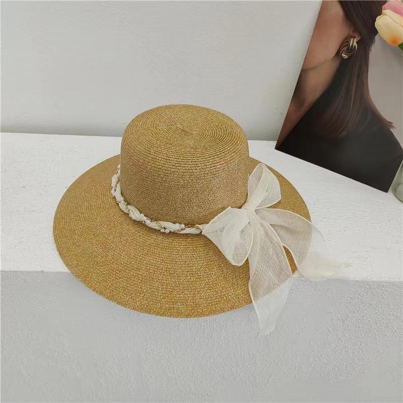 Orange Straw Hat