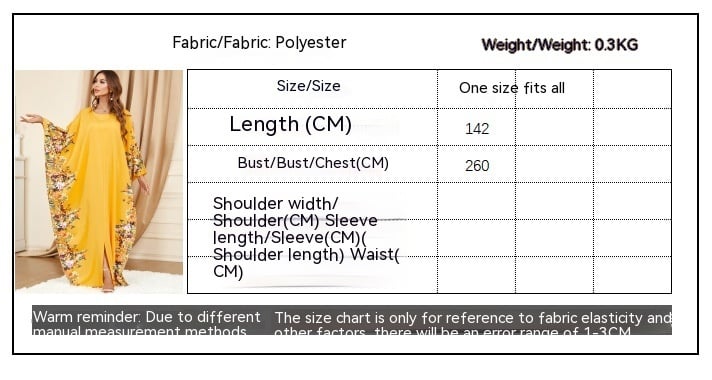 Yellow Bat Sleeve Dress