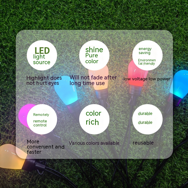 Outdoor Lamp String RGB 3