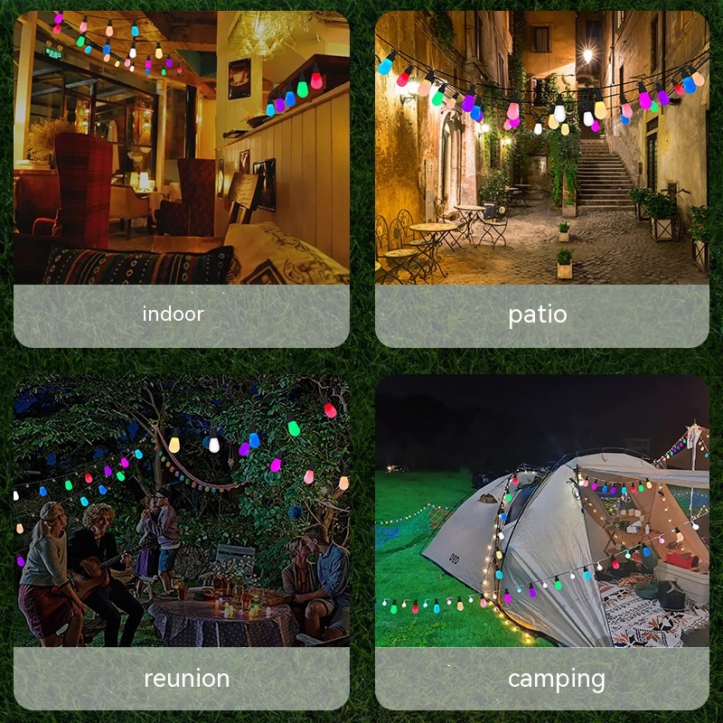 Outdoor Lamp String RGB 4