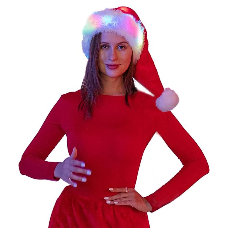 Colorful LED Christmas Hat 5