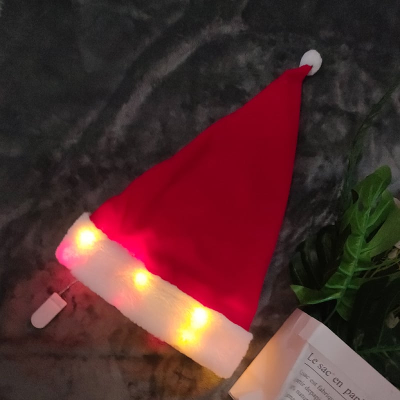 Colorful LED Christmas Hat 3