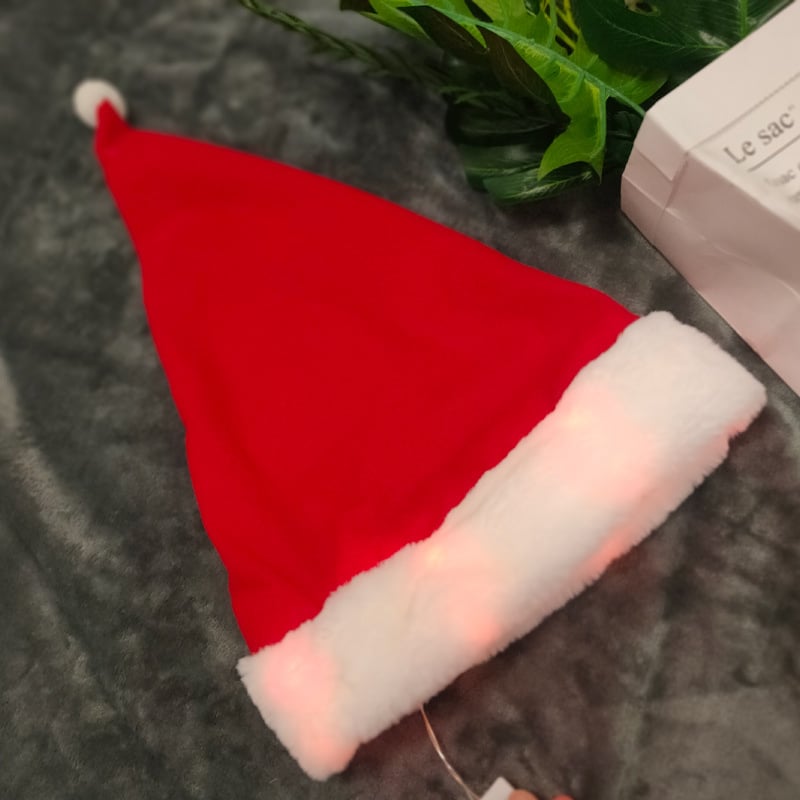 Colorful LED Christmas Hat 4