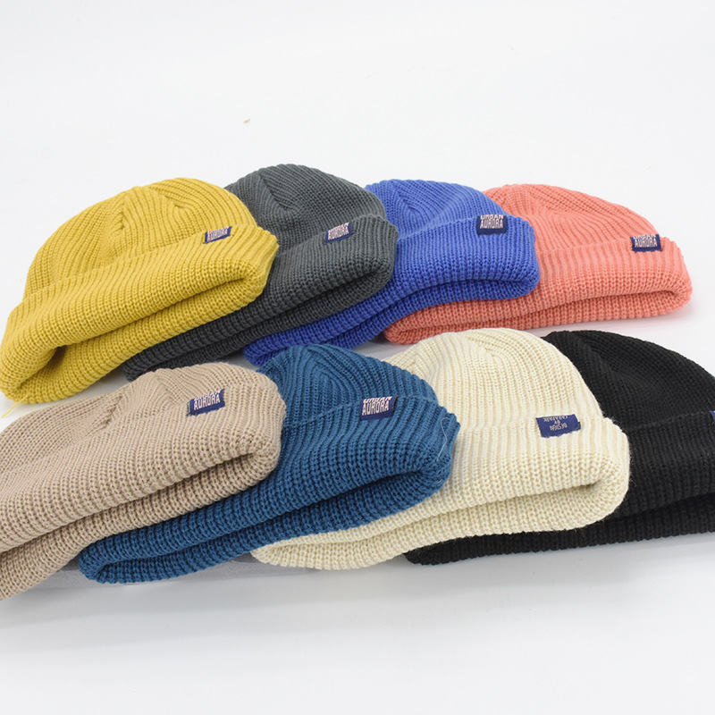 Cute And Fashionable Patchwork Wool Hat Image 1