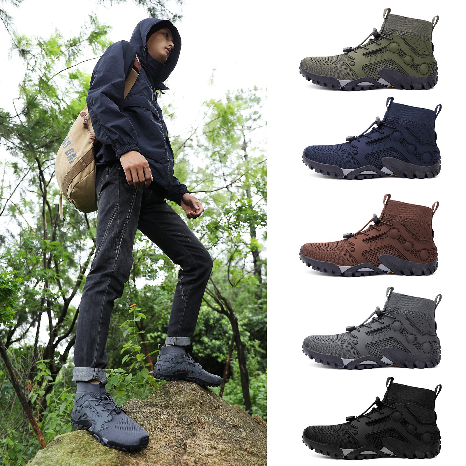 Hiking Shoes in Action