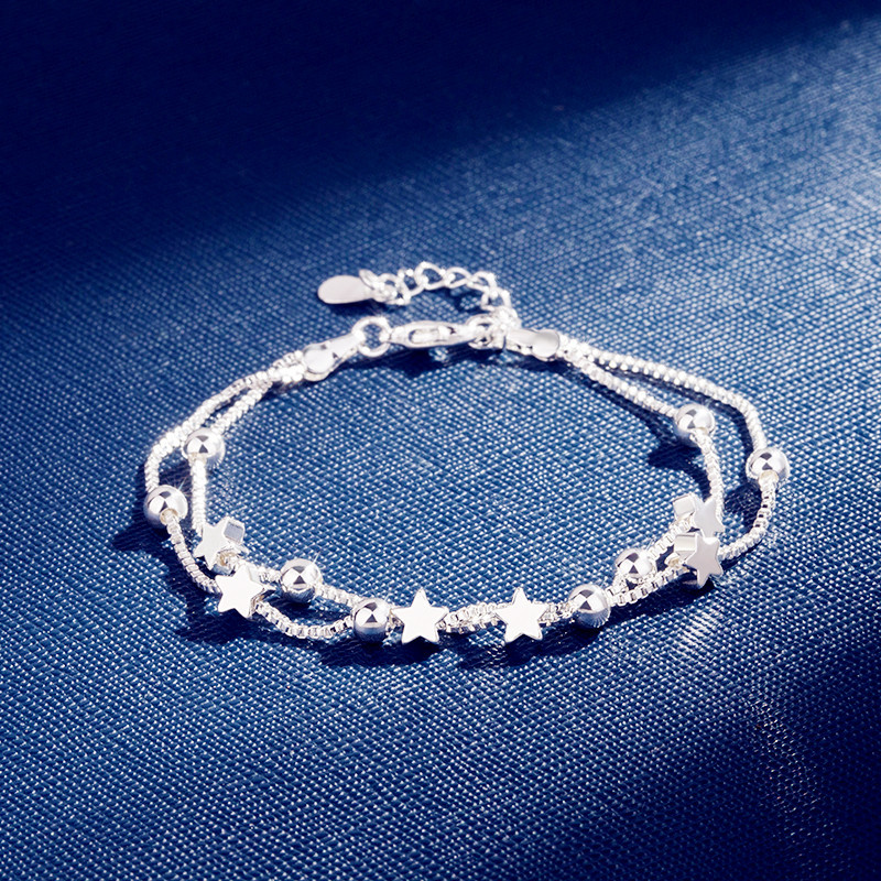 Silver Pentagram Bracelet Image 4