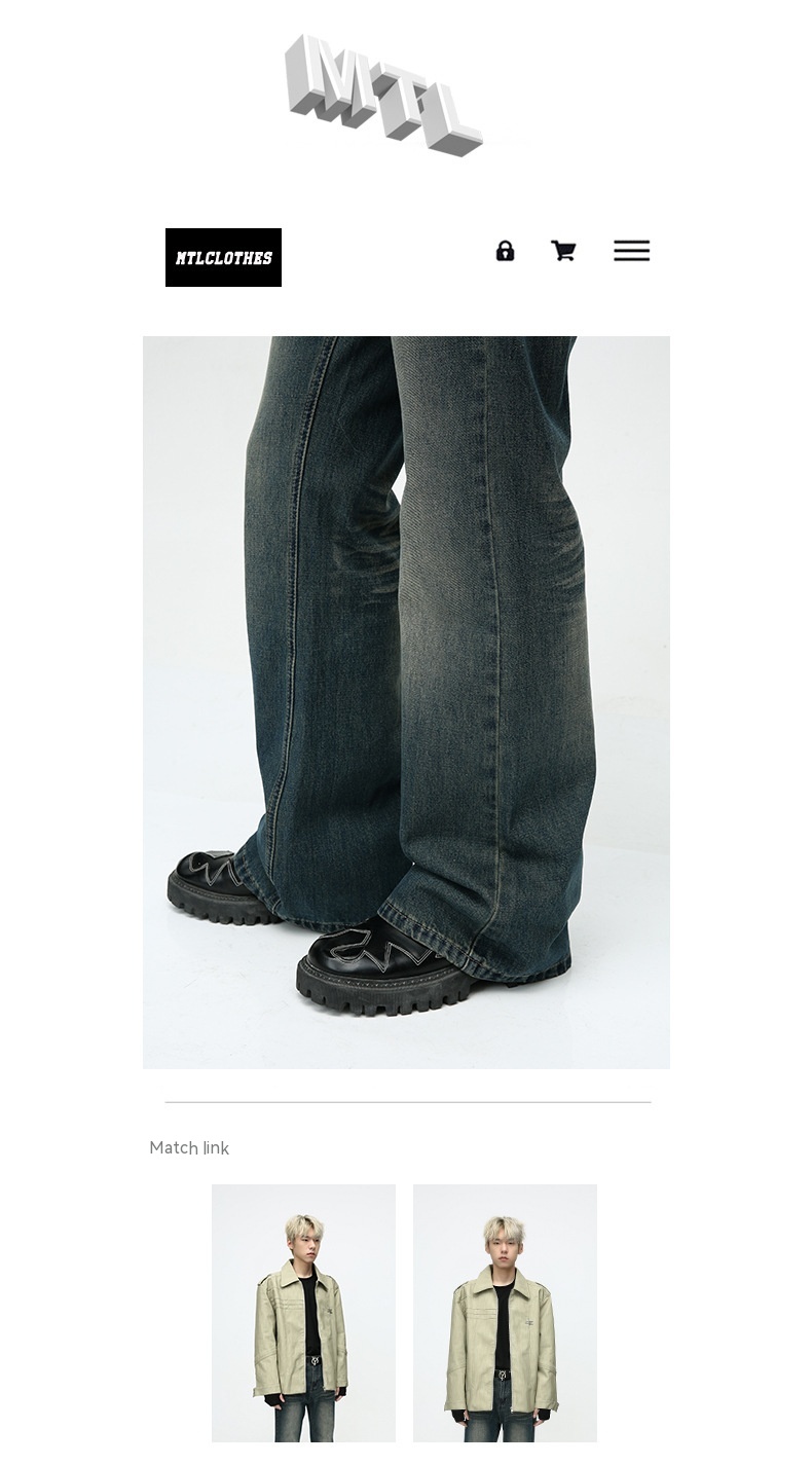 Back View of Jeans