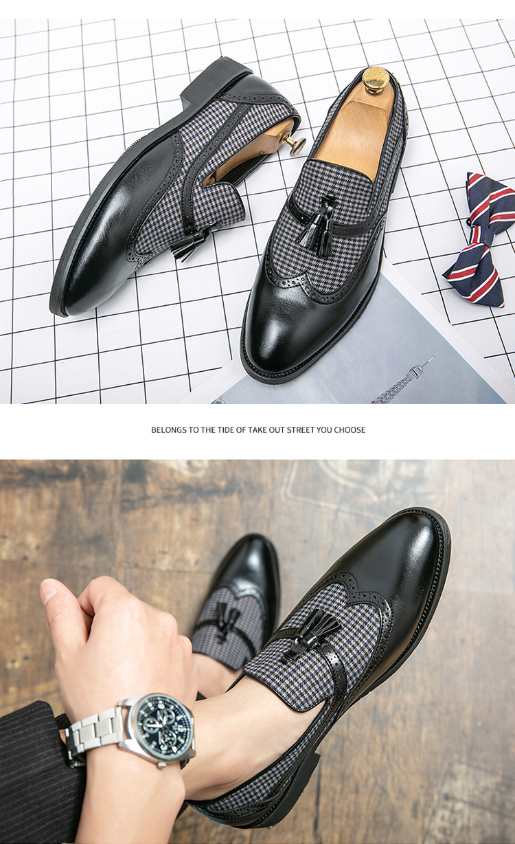 Men's British-style Business Casual Leather Shoes - Image 3