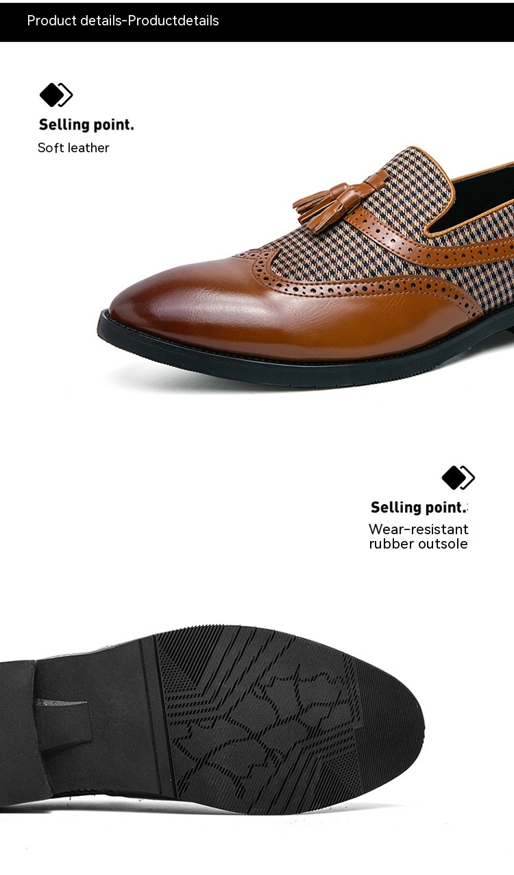 Men's British-style Business Casual Leather Shoes - Image 6
