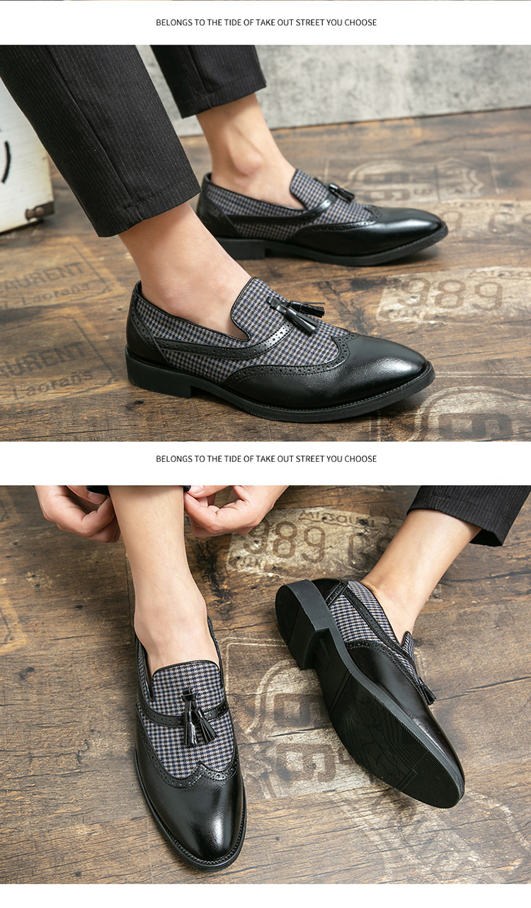 Men's British-style Business Casual Leather Shoes - Image 7
