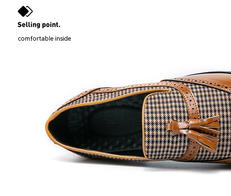 Men's British-style Business Casual Leather Shoes - Image 5