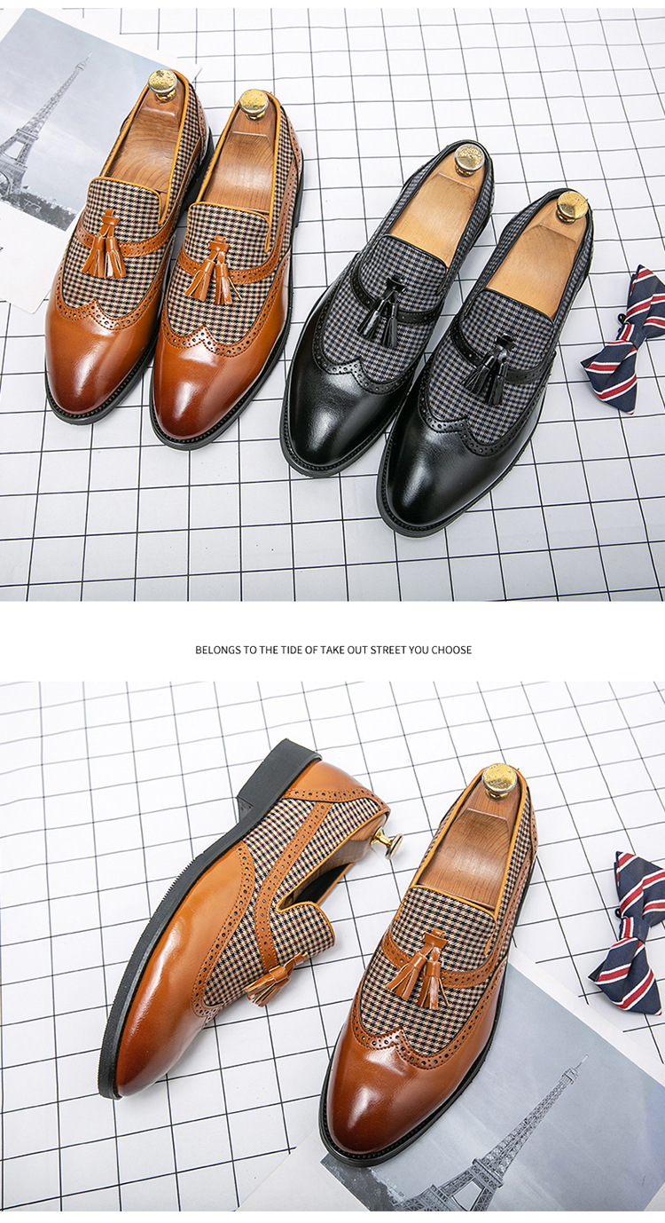 Men's British-style Business Casual Leather Shoes - Image 2