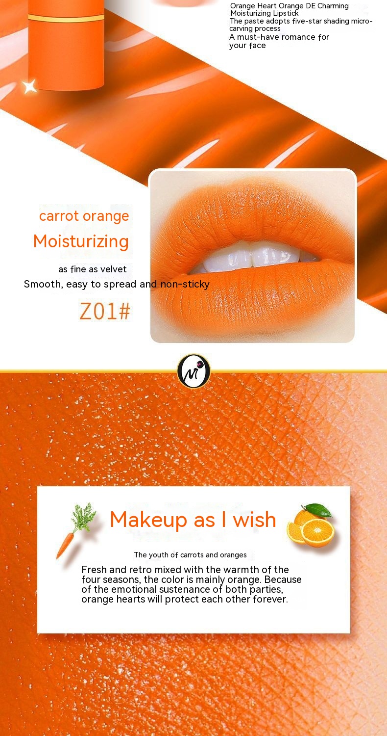 Carrot Orange Nourishing Lipstick