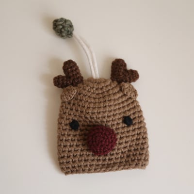 Cartoon Cute Knitted Key Bag Handwoven Protective Cover