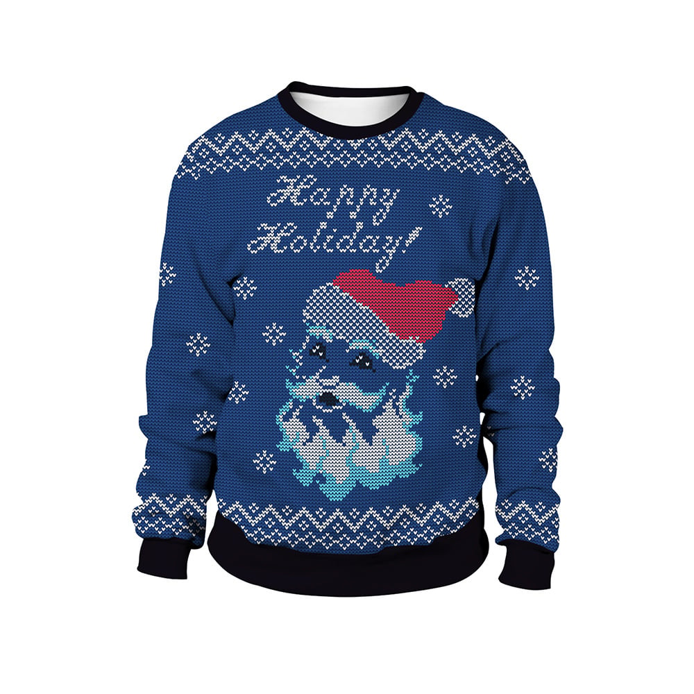 Women's Christmas Animal Print Pullover 5