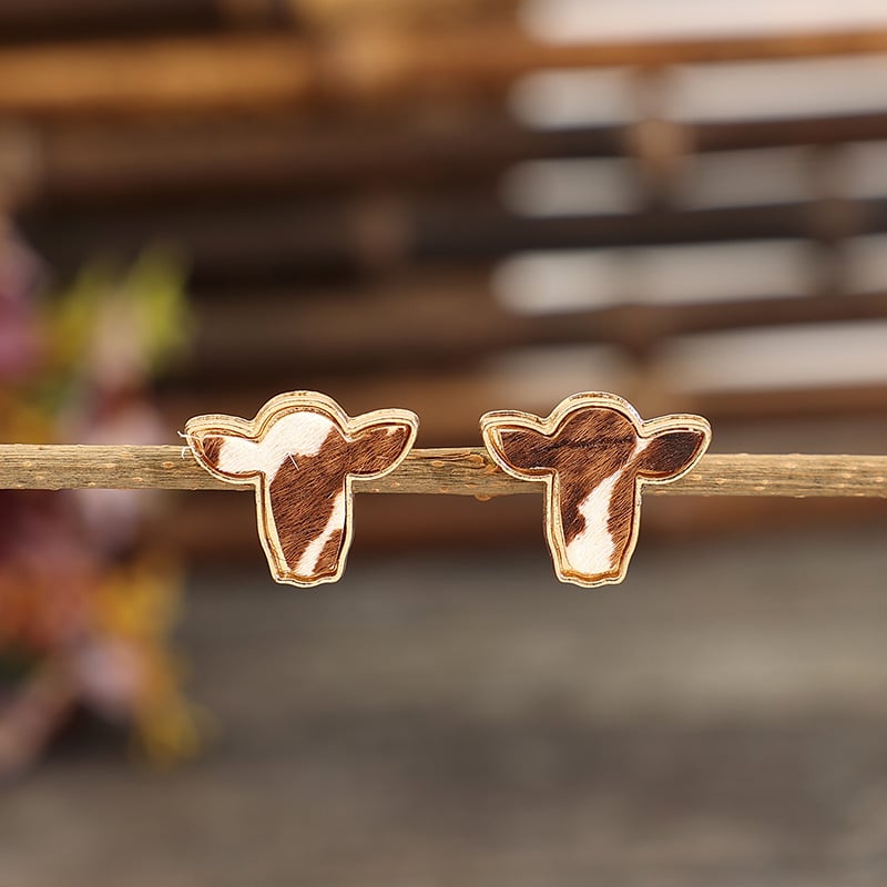 Cattle Head Earrings 2