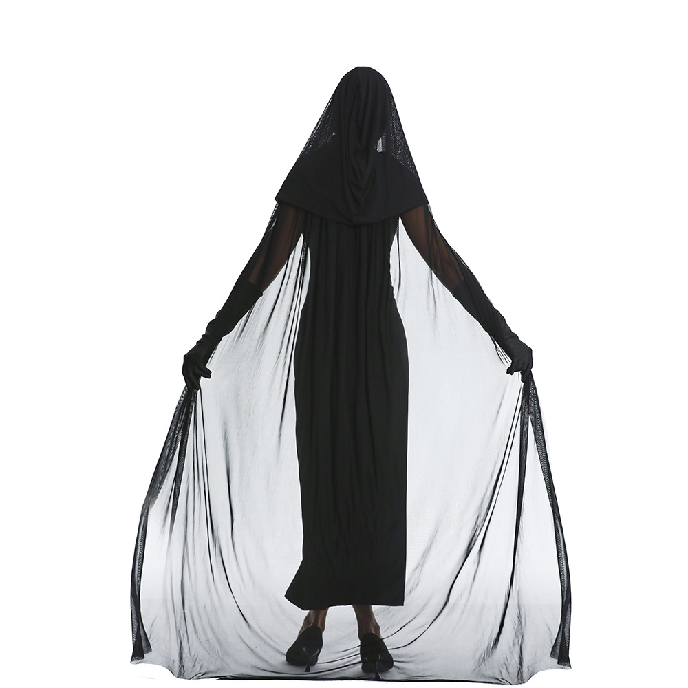 Halloween Witch Clothing Lace Cloak