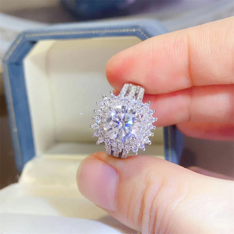 2 Karat Moissanite Ring Image 4