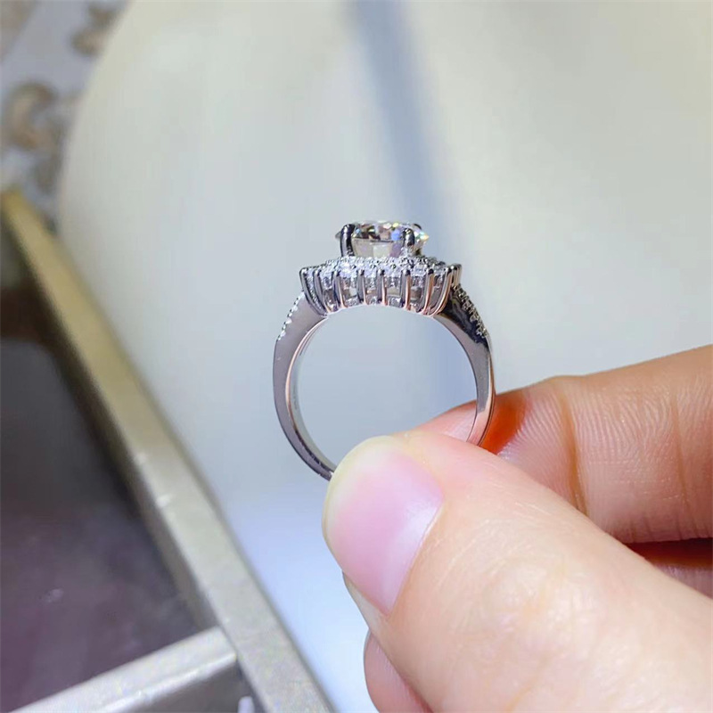 2 Karat Moissanite Ring Image 9
