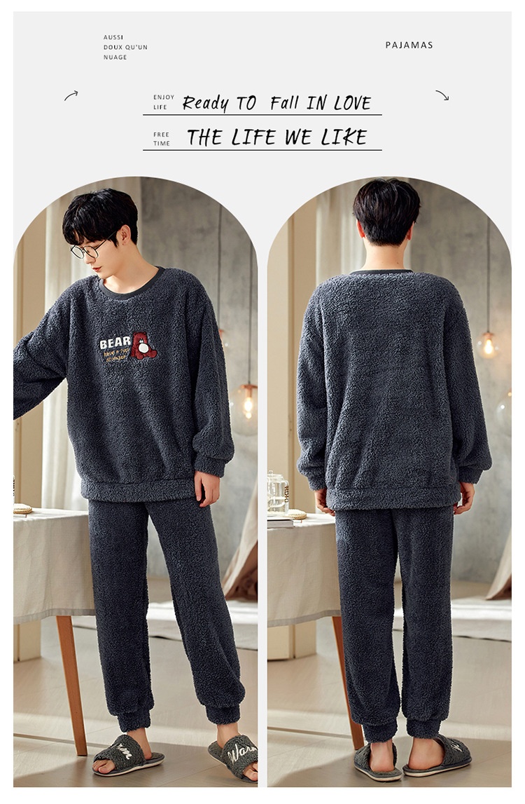 Coral Velvet Pajamas Image 1