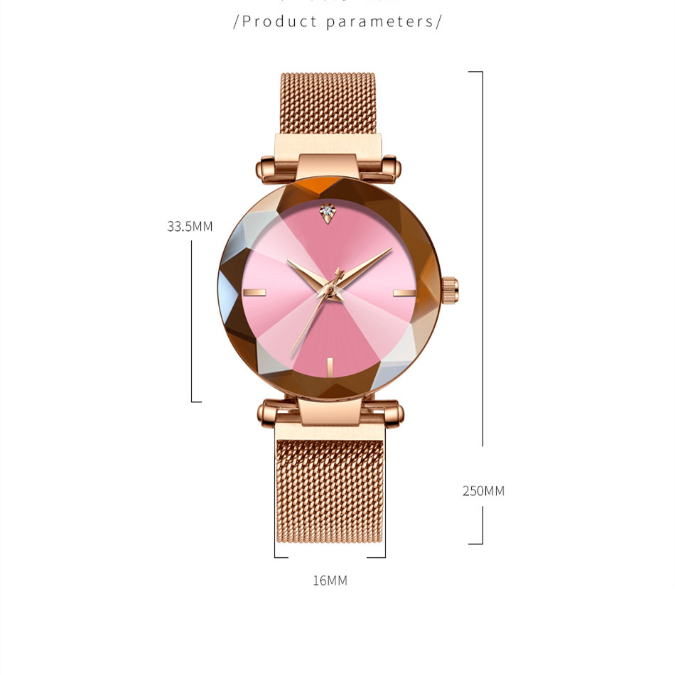 Mesh Belt Quartz Women's Watch Image 1