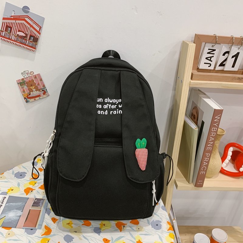 Bunny Ear Backpack Black
