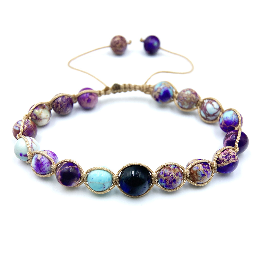 Emperor Stone Hand-woven Friendship Bracelet Image 1