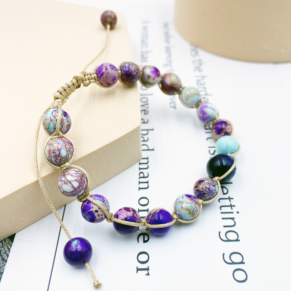 Emperor Stone Hand-woven Friendship Bracelet Image 3