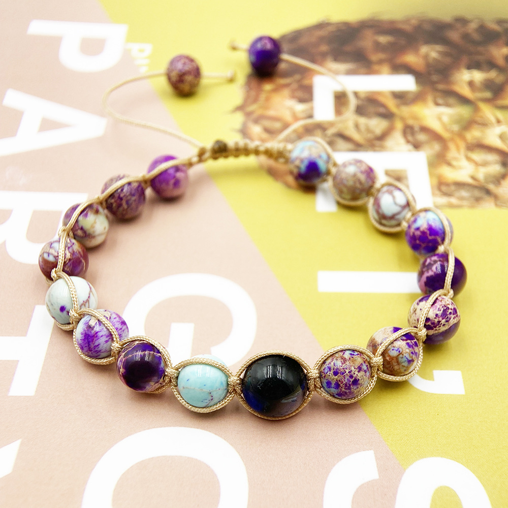 Emperor Stone Hand-woven Friendship Bracelet Image 4