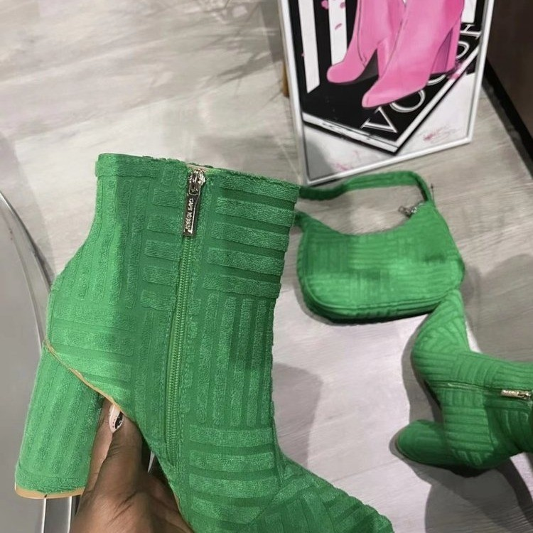Heeled Boots Top View