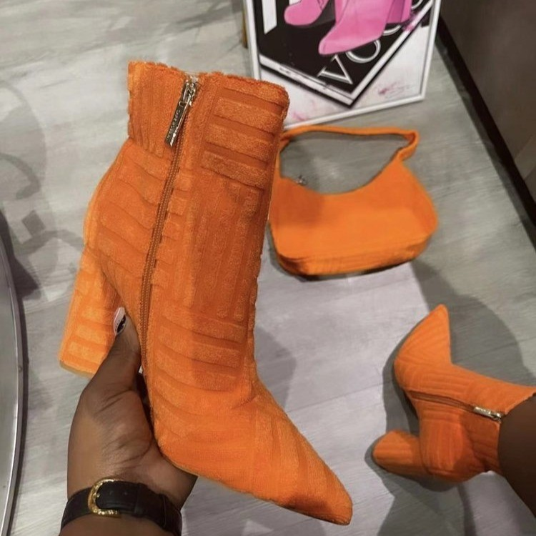 Heeled Boots Side View
