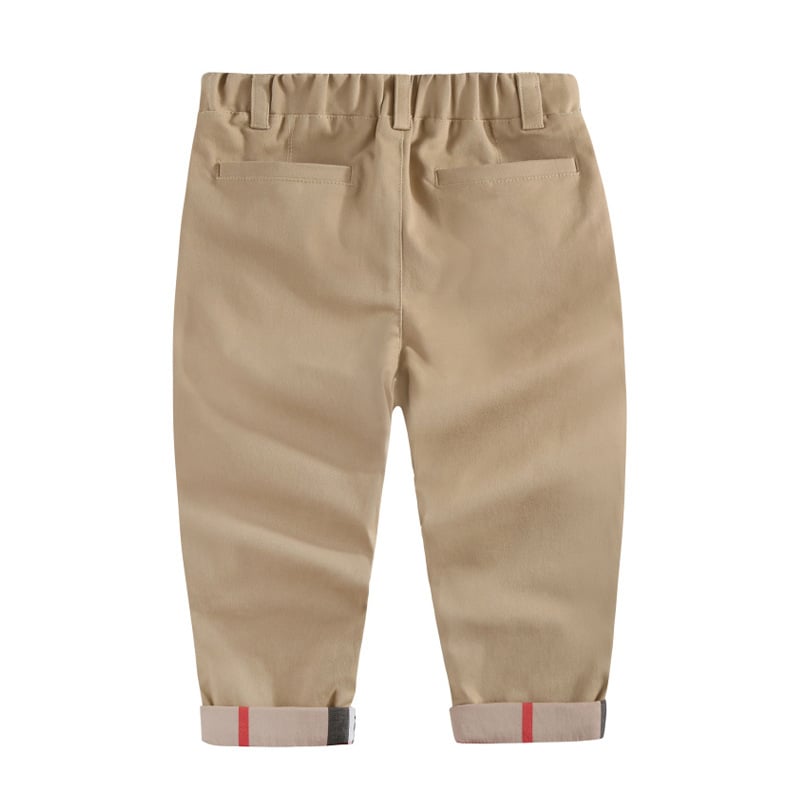 Khaki Cotton Trousers - Size 100cm