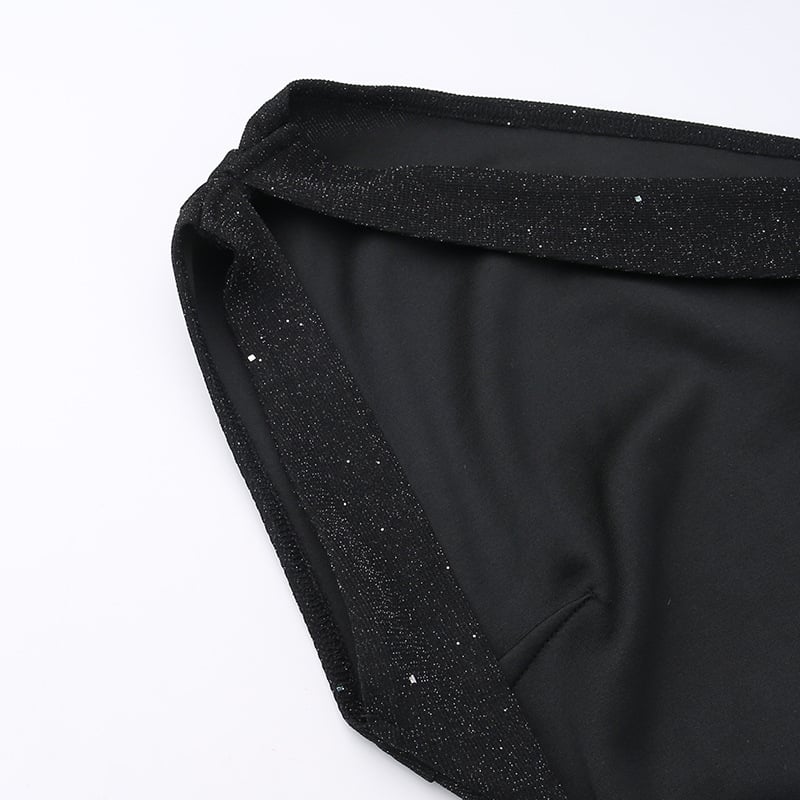 Elegant Shiny Backless Dress