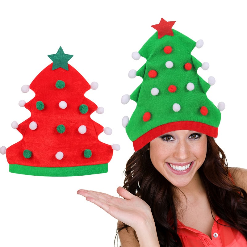 Creative Christmas Tree Party Elf Hat Festive Look