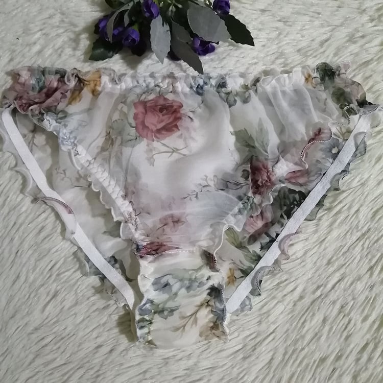 Sexy Translucent Silk Panties
