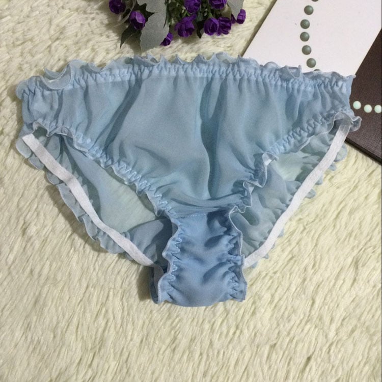 Sexy Translucent Silk Panties