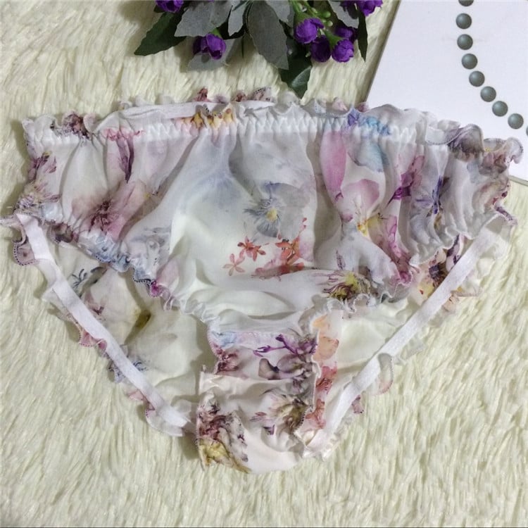 Sexy Translucent Silk Panties
