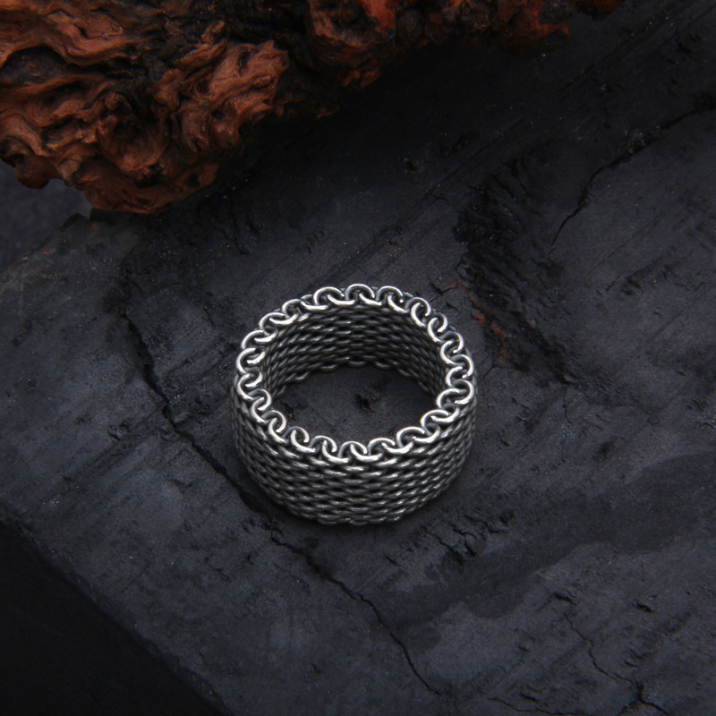 S925 Sterling Silver Turkish Hand-woven Ring 3
