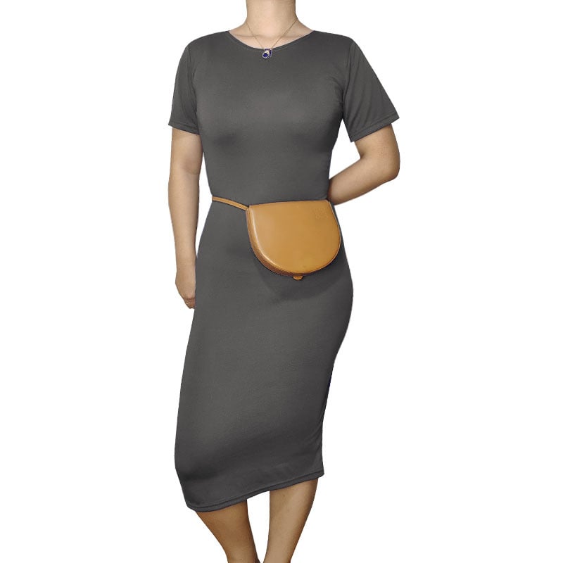 Dress on model