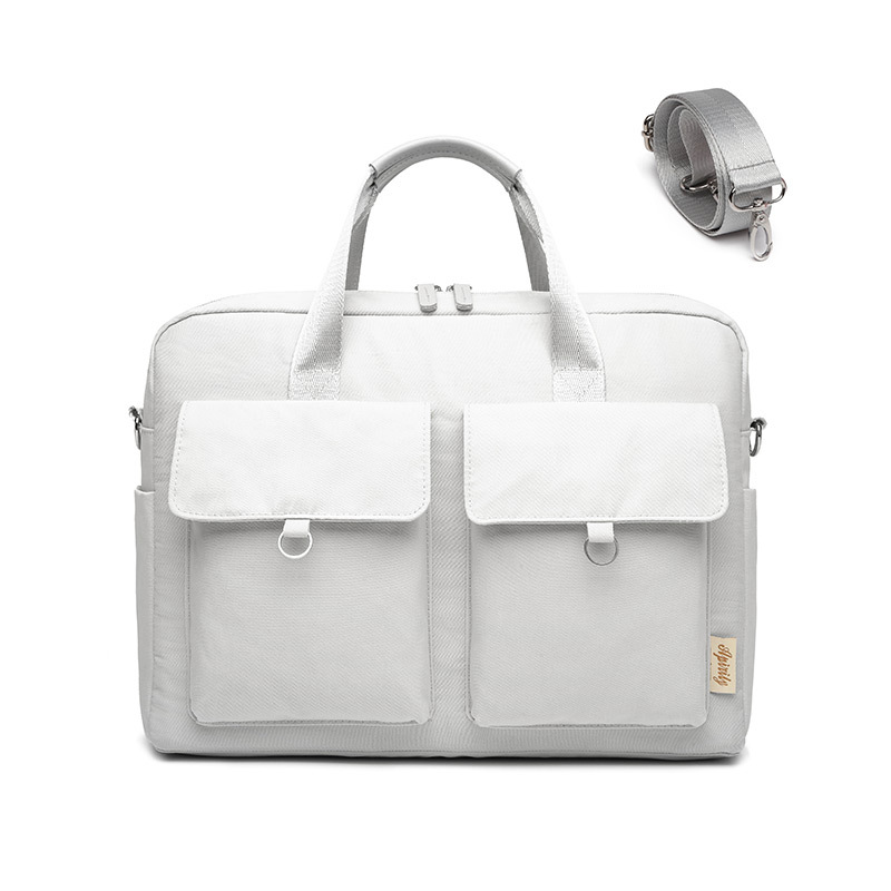 Portable Double Pocket Computer Bag Image 2