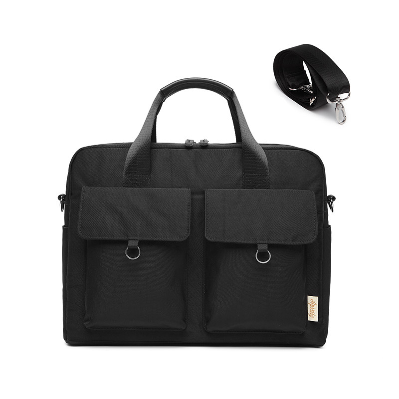 Portable Double Pocket Computer Bag Image 1