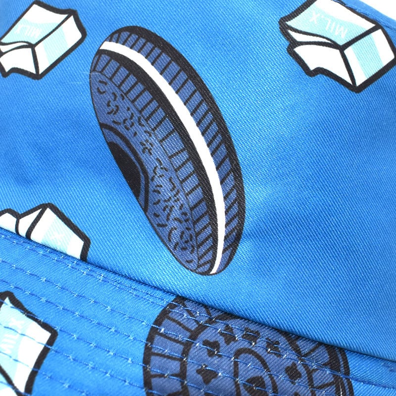 Reversible Wear Bucket Hat - Butterfly White