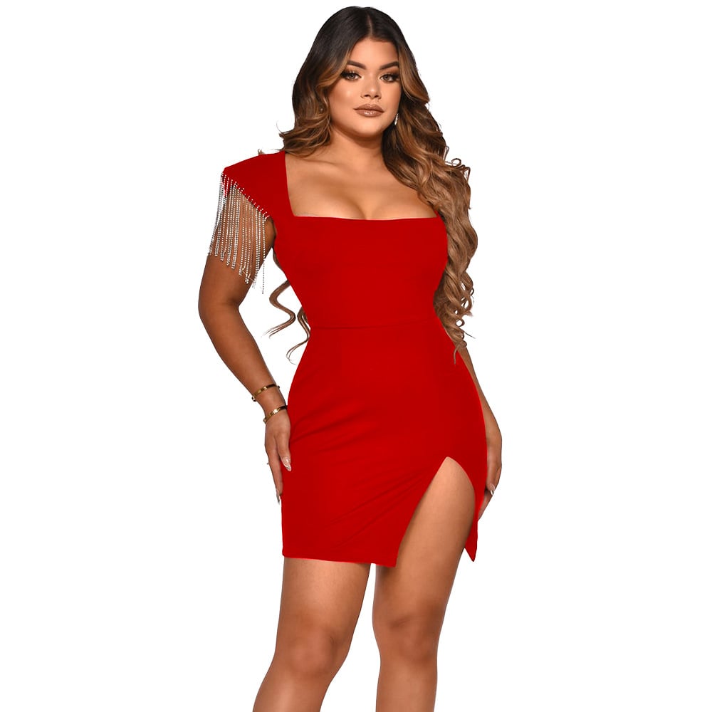 Model Wearing Dress
