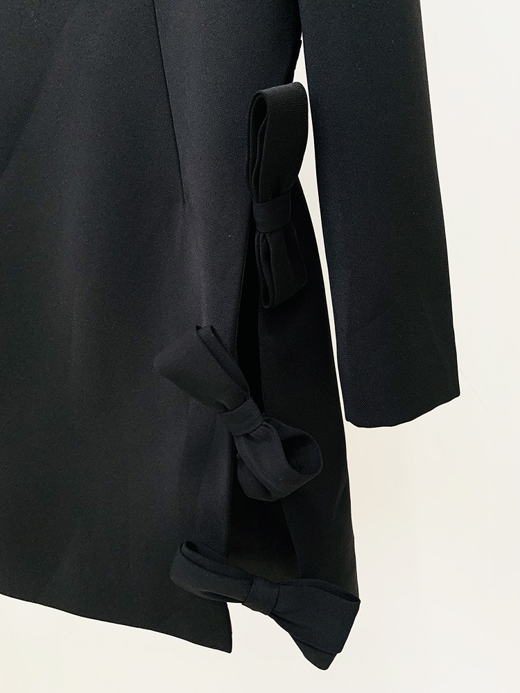 Asymmetric Hollow Bow Dress Image 12