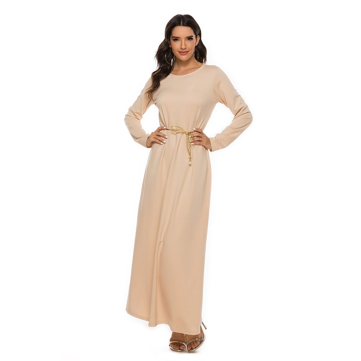 Women's Long Sleeve Inner Wear Dress Image 5