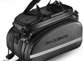 Bicycle Riding Bag in Use