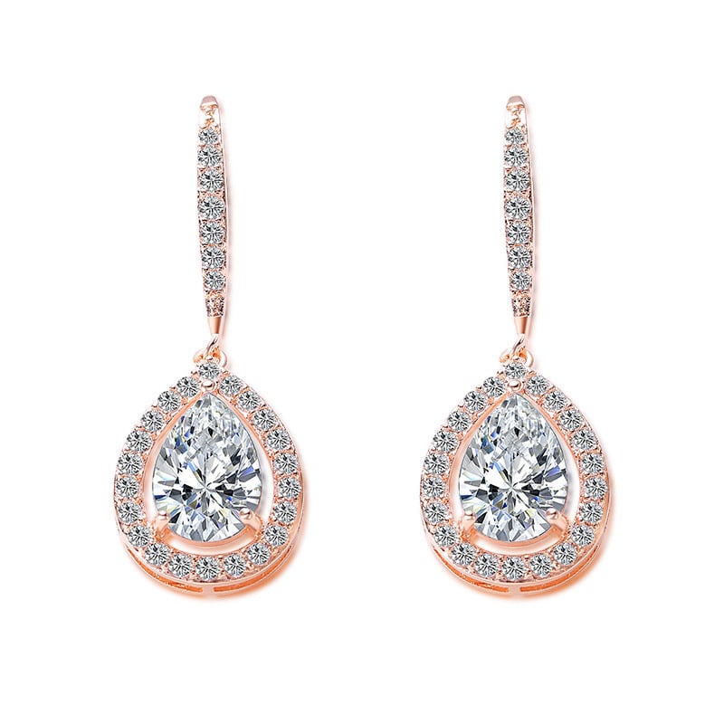 Elegant Drop-shaped Ear Hooks