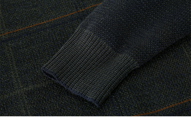 Men's Loose Plaid Casual Sweater