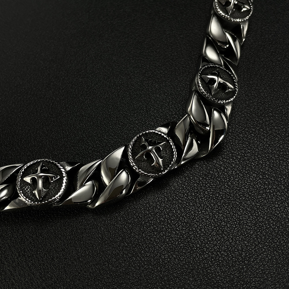 Titanium Steel Vintage Jewelry Bracelet 7
